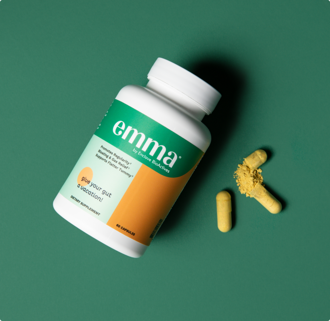 EmmaRelied supplement capsules for gut health